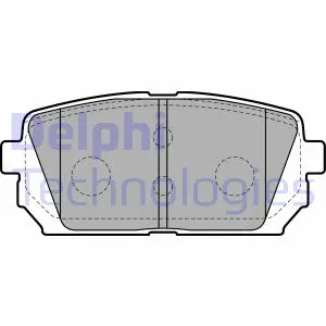 Гальмівні колодки, дискові DELPHI LP2051