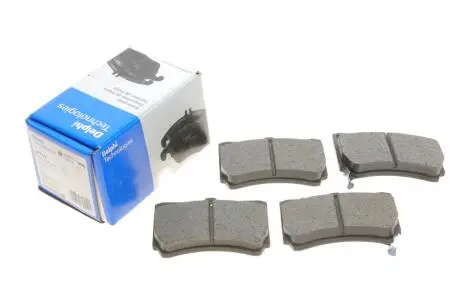Гальмівні колодки дискові MAZDA/KIA 121/323/Rio "89-98 DELPHI LP743