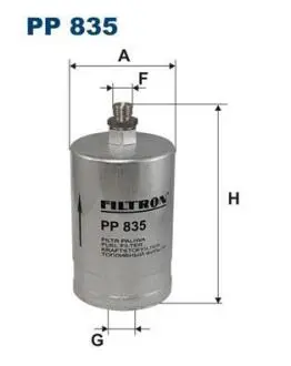 Фільтр паливний FILTRON PP835