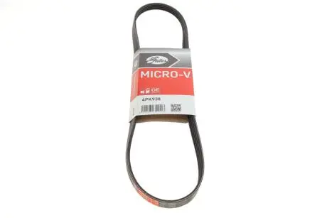 Ремінь генератора поліклиновий GATES 4PK938