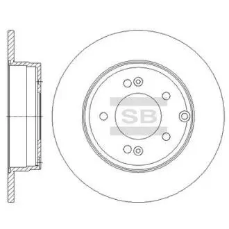 Диск гальмівний Hi-Q (SANGSIN) SD1099